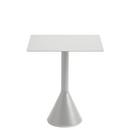 Table Palissade Cone , L 65 x l 65 x H 74, Gris ciel