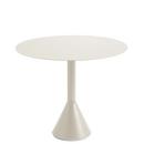 Table Palissade Cone , Ø 90 x H 74, Blanc crème