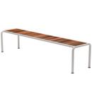 Banc Avanti, 48 x 199,5 cm, Muted White, Cendre thermo