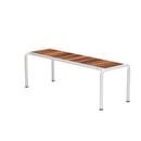 Banc Avanti, 48 x 129,5 cm, Muted White, Cendre thermo