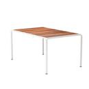 Table Avanti, 98 x 153 cm, Muted White, Cendre thermo