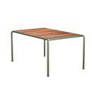 Table Avanti, 98 x 153 cm, Vert olive, Cendre thermo