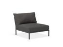 Fauteuil lounge Level 2, Gris foncé, Gris foncé basique