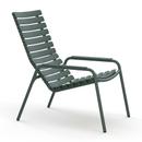 Lounge Chair ReCLIPS, Vert olive, Accotoirs aluminium