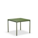 Table Four Aluminium , 90 x 90 cm, Vert olive