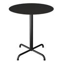 Table Pico, Noir, Rond (Ø 64 cm), 4 étoiles