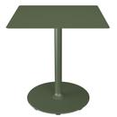 Table Pico, Vert olive, Carré (70 x 70 cm), Rond