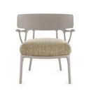 Fauteuil Lounge A.I, Texture, Gris / noisette