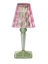 Lampe Battery, Vert menthe / rose pastel