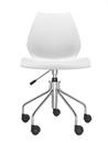 Chaise Maui Swivel Chair, Sans accoudoirs, Blanc zinc
