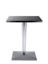 Table d'appoint top top, Rectangulaire H 72 x l 60 x L 60 cm, Werzalit inrayable, Noir