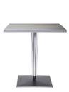 Table d'appoint top top, Rectangulaire H 72 x l 70 x L 70 cm, Werzalit inrayable, Aluminium