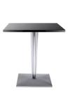 Table d'appoint top top, Rectangulaire H 72 x l 70 x L 70 cm, Werzalit inrayable, Noir