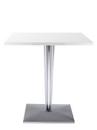 Table d'appoint top top, Rectangulaire H 72 x l 70 x L 70 cm, Werzalit inrayable, Blanc