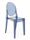 Chaise Victoria Ghost, Transparent, Bleu poudré