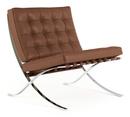 Fauteuil Barcelona Relax, Cuir Venezia - cognac