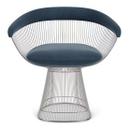 Fauteuil Platner, Knoll Velvet, Marina