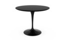 Table à manger ronde Saarinen, 91 cm, Noir, Stratifié noir