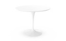 Table à manger ronde Saarinen, 91 cm, Blanc, Stratifié blanc