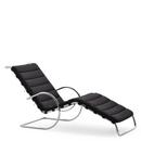Chaise longue MR Édition Bauhaus, Velours, Black