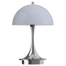 Lampe Panthella 160 Portable V3, Chrome bleu opale gris