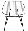 Lounge Chair WM String, Noir