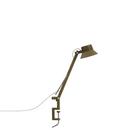 Lampe de table Dedicate, avec pince de table, S1, Brown Green