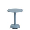 Table d'appoint Linear Steel, Ø 42 x H 47 cm, Bleu pâle