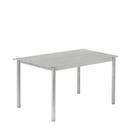 Table Linear Steel, L 140 x l 75 cm, Acier galvanisé à chaud