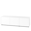 Nex Pur Box 2.0 avec portes, 48 cm, H 50 cm x B 180 cm (trois portes), Blanc
