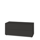 Nex Pur Box 2.0 avec tiroirs, 48 cm, H 50 cm (2 tiroirs) x B 120 cm, Graphite