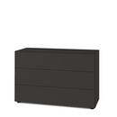 Nex Pur Box 2.0 avec tiroirs, 48 cm, H 75 cm (3 tiroirs) x B 120 cm, Graphite