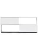 Flow Q Sideboard, 200 cm, 86,4 cm (2 portes abattantes), Blanc