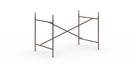 Châssis de table Eiermann 1, Bronze, Centré, 110 x 66 cm, Avec rallonge en hauteur (hauteur 72-85 cm)