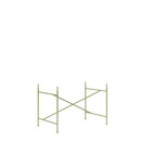 Châssis de table Eiermann 1, Vert olive, Centré, 110 x 66 cm, Avec rallonge en hauteur (hauteur 72-85 cm)