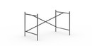 Châssis de table Eiermann 1, Noir, Décalé, 110 x 66 cm, Sans rallonge en hauteur (hauteur 66 cm)
