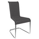 Chaise B20, Tressage I, Gris graphite, Chrome