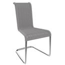 Chaise B20, Tressage I, Gris argenté, Acier inoxydable, mat