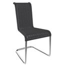 Chaise B20, Tressage II, Anthracite, Acier inoxydable, mat