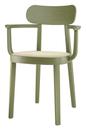 Chaise 118 F, Hêtre teinté vert olive