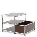 USM Haller table d'appoint avec rangement, Marron USM