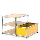 USM Haller table d'appoint avec rangement, Jaune or RAL 1004