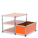 USM Haller table d'appoint avec rangement, Orange pur RAL 2004