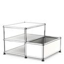 USM Haller table d'appoint avec rangement, Blanc pur RAL 9010