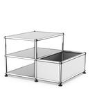 USM Haller table d'appoint avec rangement, Argent mat USM