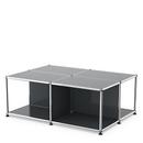 USM Haller table basse avec surfaces, Anthracite RAL 7016