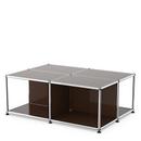 USM Haller table basse avec surfaces, Marron USM