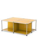 USM Haller table basse avec surfaces, Jaune or RAL 1004