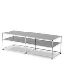 USM Haller table d'appoint type I, Métal, Gris moyen RAL 7005