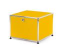 Caisson imprimante USM Haller, 50 cm, Jaune or RAL 1004, Avec pieds